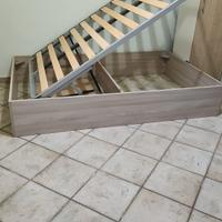 Letto contenitore 1 piazza e mezzo 