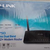 Modem Router ADSL2+ Wireless Dual Band AC750