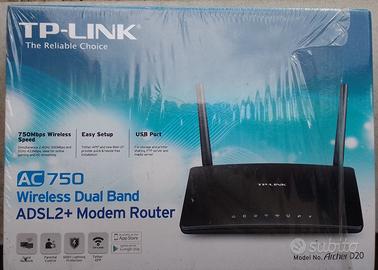 Modem Router ADSL2+ Wireless Dual Band AC750