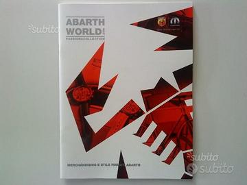 Depliant fotografico bilaterale libro ABARTH WORLD