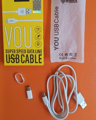 Adattatore micro-USB INCLUSO Cavo USB 2.0 Type A/C
