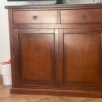 Armadio madia vetrina cassettiera