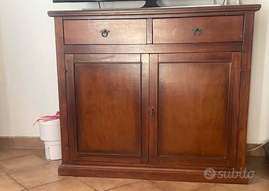 Armadio madia vetrina cassettiera