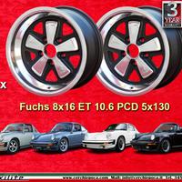 2 pz cerchi Porsche Fuchs 8x16 ET10.6 5x130