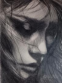 disegni carboncino e matite