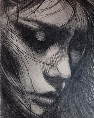 disegni carboncino e matite