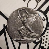 Medaglia Peltro Vittoria Alata Nike.
Suardianelli.