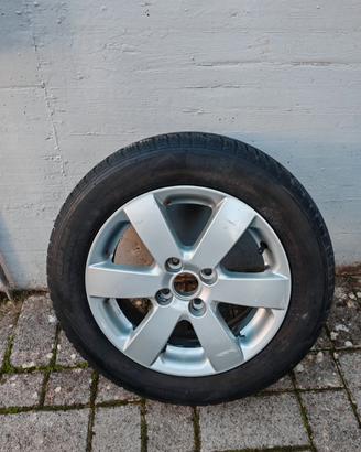 set cerchioni+gomme(no spedizione) 
