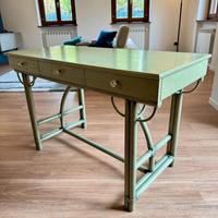 Scrivania vintage in bambù Gasparucci Italo 70'