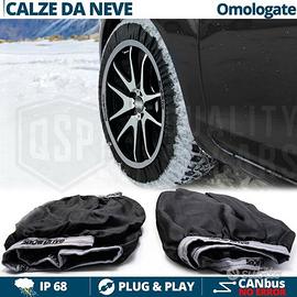 Calze da Neve per Auto OMOLOGATE Italia e Europa