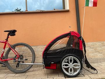 Carrello bici per bambini e/o animali