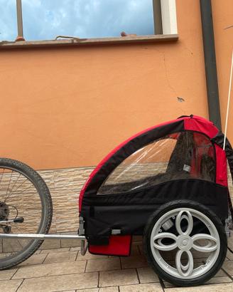 Carrello bici per bambini e/o animali