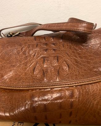 Borsa a Cartella Vintage MARIANELLI Pelle e Cuoio