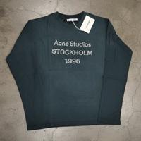 T shiet Long Sleeve Black Acne Studio