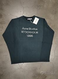 T shiet Long Sleeve Black Acne Studio