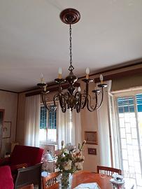 lampadari in ottone