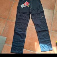 pantalone blu da lavoro