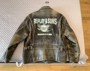 Giacca pelle vintage anni 90