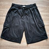 Pantaloncini cargo neri uomo. Taglia M. Ragno.