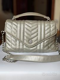 Borsa Silvian Heach media, tracolla color argento