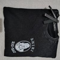 maglia nera uomo lunga