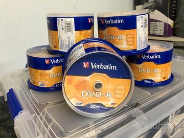 Stock di oltre 600 CD e DVD Vergini