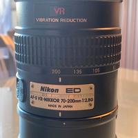 Nikon AF-S 70-200mm f/2.8 G ED VR tele zoom