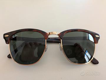 Ray-Ban  Clubmaster Classic Lucido Tartaruga su Or