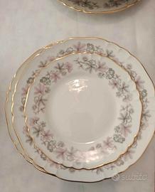 GINORI PIATTI FILO ORO x12 (35PZ MANCA 1 PIATTINO)