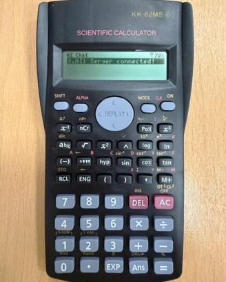 Calcolatrice AI 7-Cal con fotocamera 2K/Wi-Fi