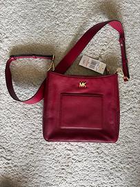 Borsa tracolla Michael Kors color circa rosso-vino