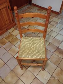 6 sedie legno
