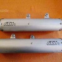 Ktm 640 lc4 terminale scarico marmitta originale