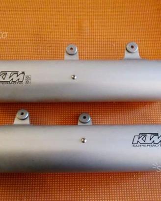 Ktm 640 lc4 terminale scarico marmitta originale
