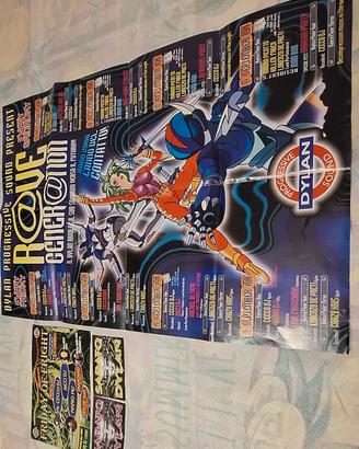 Lotto 144 flyer inviti discoteca anni '90