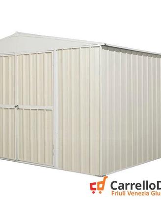 Box prefabbricato in acciaio 360x430cm avorio