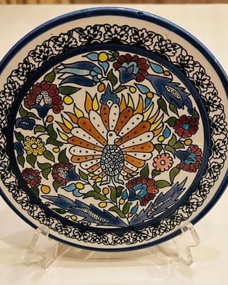 PIATTO IN CERAMICA DIPINTO A MANO