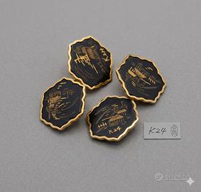 Set Bottoni Vintage Artigianali – Stile Damaschino