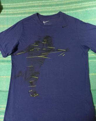 t shirt Nike blu scuro con stampa tg L ragazzo 