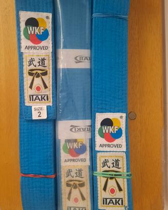cinture wkf 