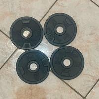 Dischi in ghisa 1kg Decathlon – come nuovi!