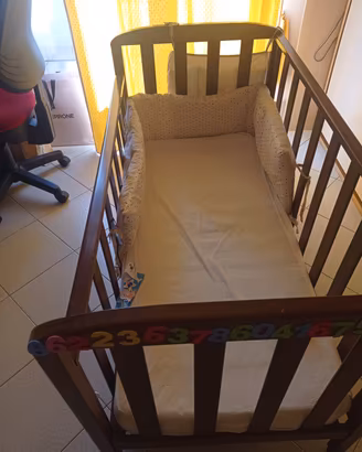lettino per bambini completo di materasso misure 7