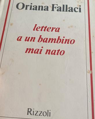 Oriana Fallaci, Lettera a un bambino mai nato