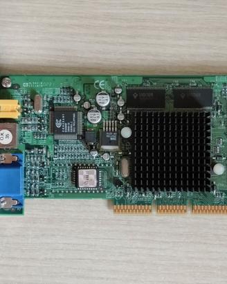 Scheda AGP Nvidia Geforce2 MX400 64MB VGA TV-Out