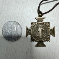Medaglia Croce di San Benedetto vintage