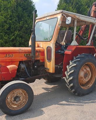 FIAT 450 + Braccio + Trincia (Mac. Operatrice)