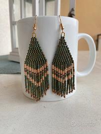 Orecchini handmade nativi miyuki