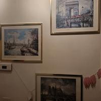 quadro litografia Paris di BRUNET