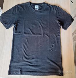 T-shirt nera Zara, tg. S - 100% cotone 