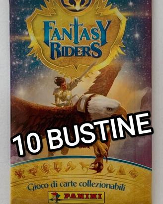 Lotto 10 bustine Fantasy Rider Panini 